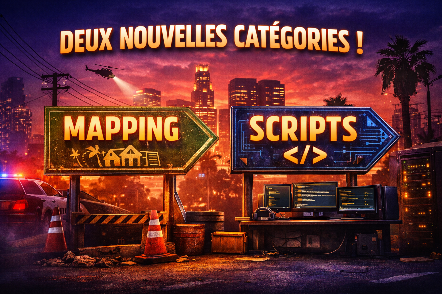 Nouvelles catégories FiveM